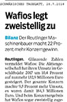 Zeitungsartikel Schwäbisches Tagblatt