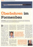 Zeitungsartikel: Überbohren im Formenbau