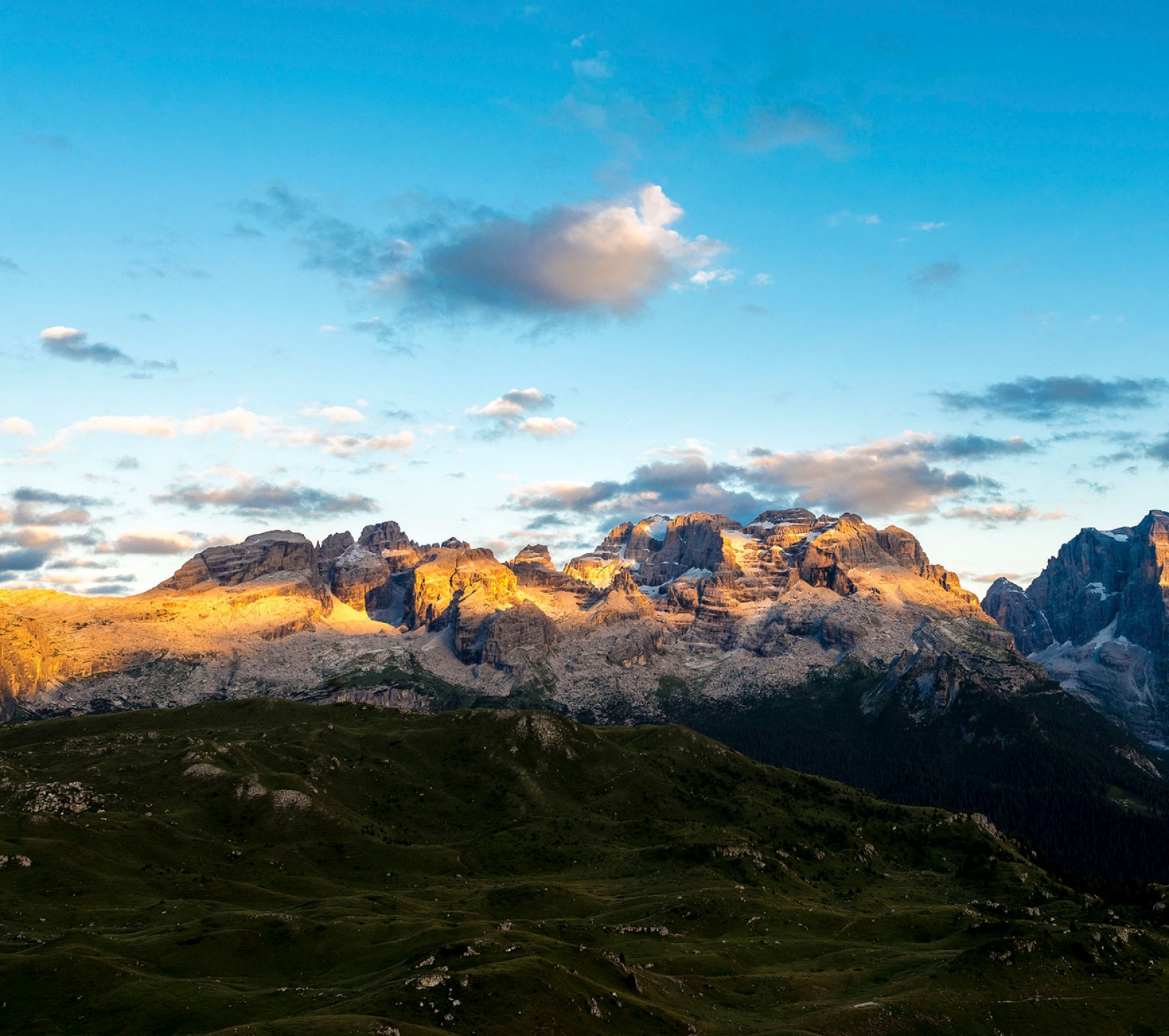 Bergkette in Italien