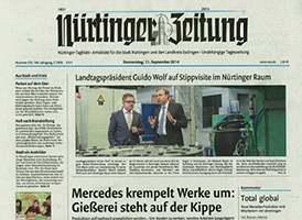 Cover Nürtinger Zeitung